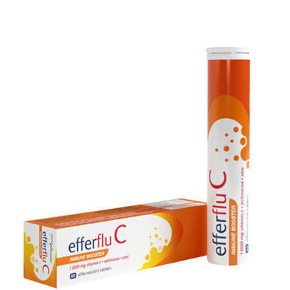 Efferflu C Immune Booster Orange Flavour 20 Effervescent Tablets