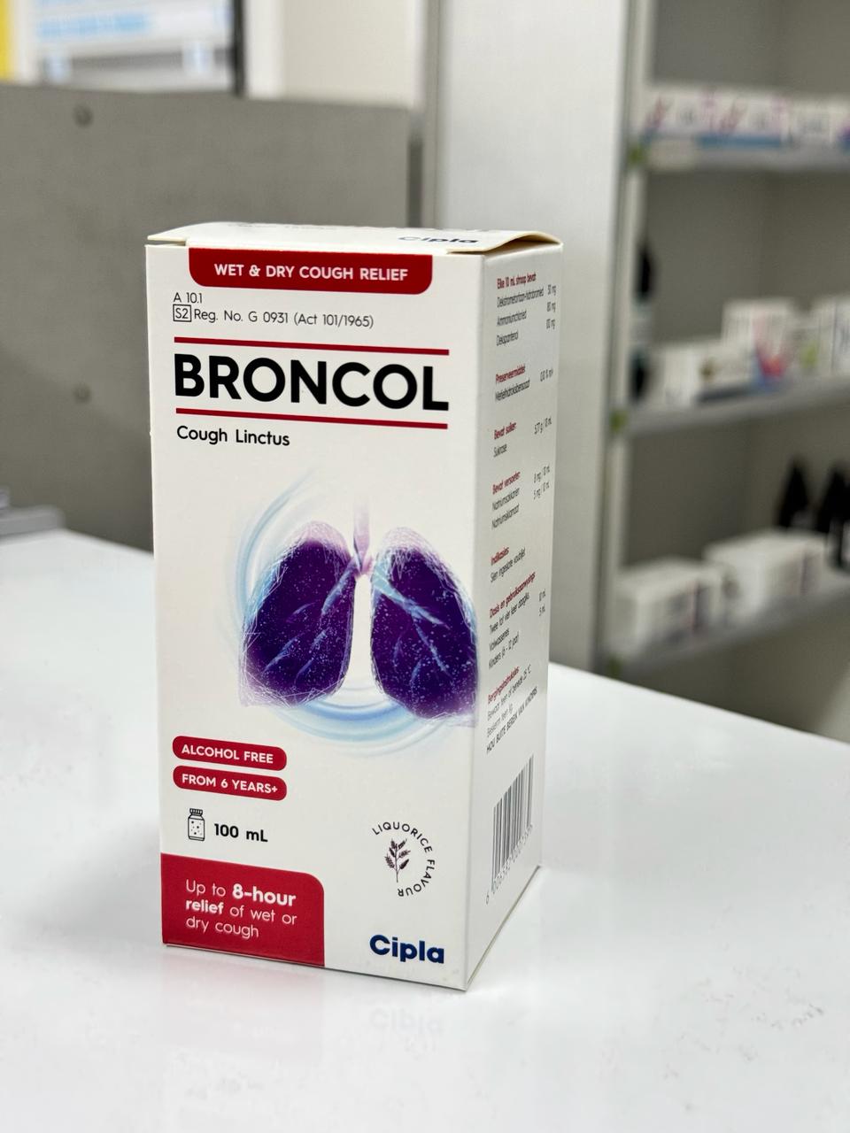 Broncol Cough Linctus Syrup 200 ml