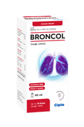Broncol Cough Linctus packaging on a white background