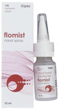 Cipla Flomist nasal spray bottle and packaging on a white background