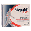 Mypaid Forte packaging with a human figure and pain points on a white background
