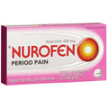 Nurofen period pain relief tablet box on a white background
